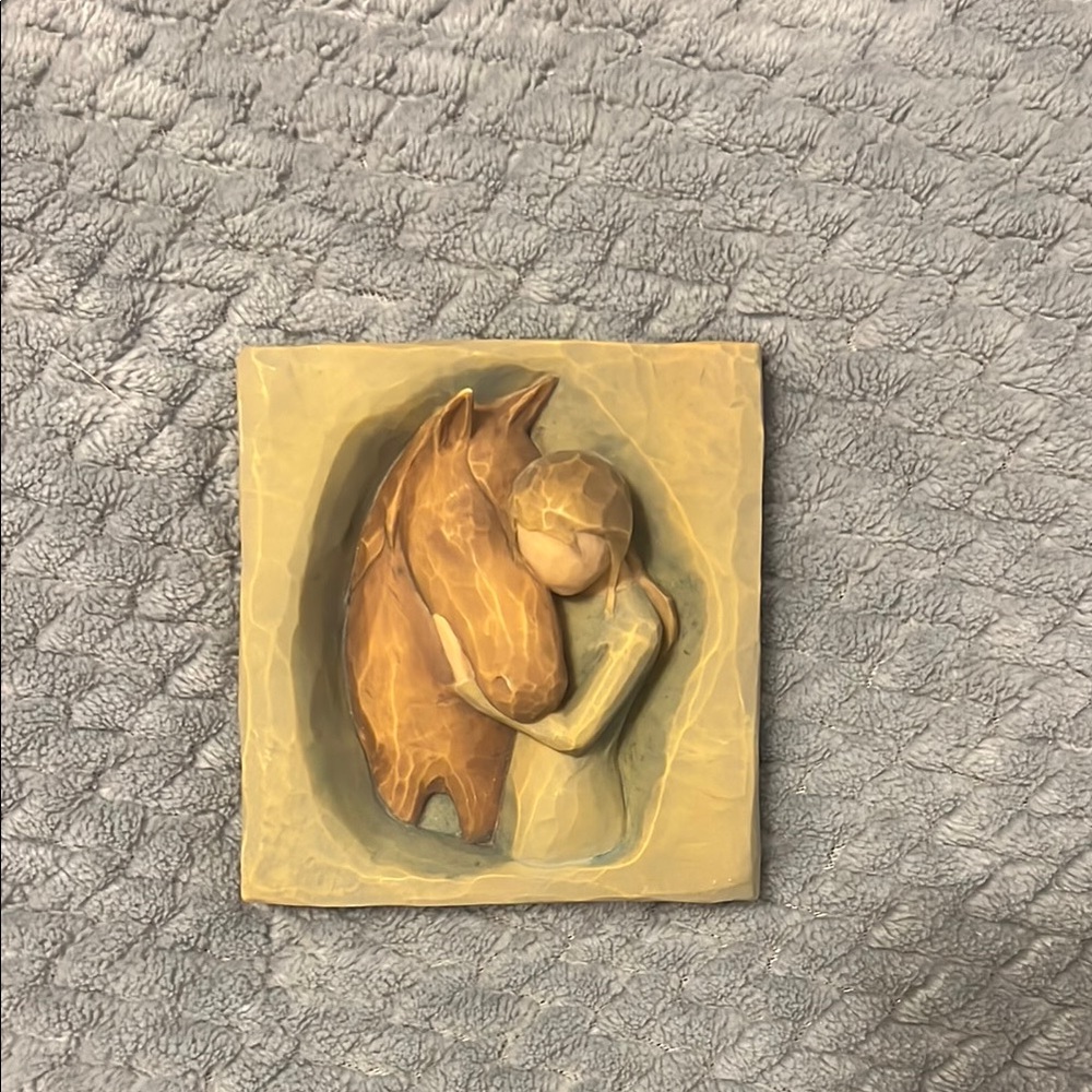 Willow Tree “Quiet Strength” resin plaque - new condition